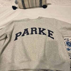 NWOT - PARKE Gray/Navy Sweatshirt